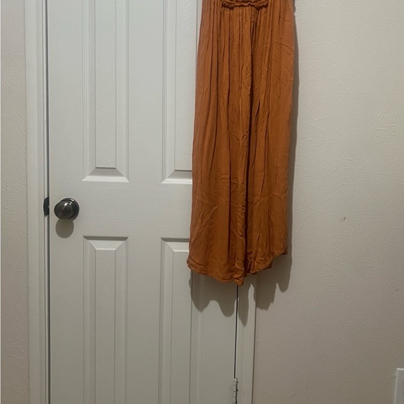 O'Neill Burnt Orange Smocked Dress - Picture 4 of 5